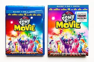 My Little Pony: The Movie - Blu-ray + DVD + Digital Copy W/ Slipcover BRAND NEW! • $11.99