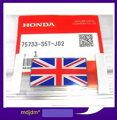 HONDA Rear UNION JACK FLAG Emblem CIVIC EP3 TYPE-R 02-04 GENUINE OEM LOL • $41.80