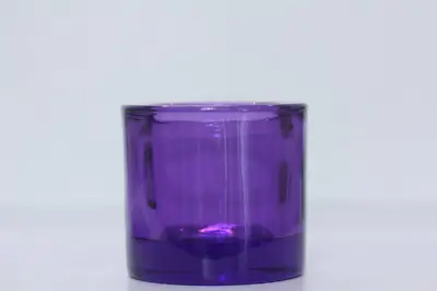 Iittala Marimekko Kivi  Lilac  Candle Holder Heikki Orvola Glass Kerzenhalter • $300