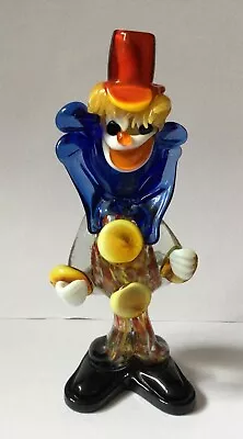 Vintage Italian Murano Hand Blown Glass Clown 9  No Damage • £28