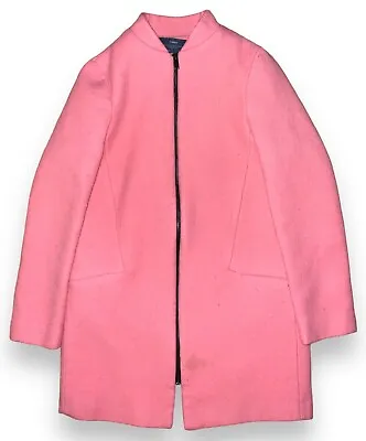 $19.99 • Buy Zara Basic Jacket Women’s Extra Small Pink Full Zip Coat Casual Outdoors