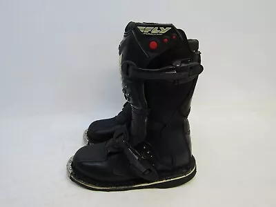 Fly Racing Little Kids Youth Sz 13 Black MX Motorcycle Motocross Dirt Bike Boots • $65.99