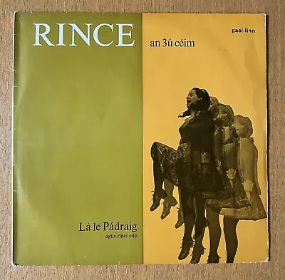 Rince An 3 Ceim Vinyl LP Gael Linn Irish Traditional Music 1969 SPEEDY SHIPPING • $15.96