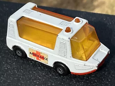 Vintage Matchbox Superfast No. 46 Stretcha Fetcha RARE AMBER Glass! 1/64 Diecast • $19.99