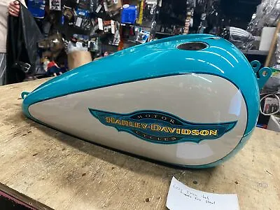 Turquoise Ice Pearl Gas Tank Harley Dyna Low Rider Street Bob Factory Cust 2006^ • $999.95