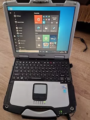 Panasonic Toughbook CF-30 MK3 Laptop 120 GB SSD 4GB DVD RS 232 Windows 10 • £239