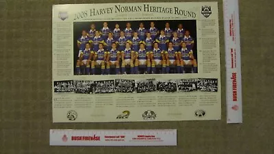 Parramatta Eels - 2008 Harvey Norman Heritage Round Poster  • $4.79