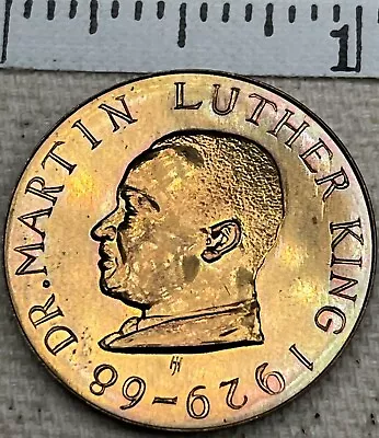 Martin Luther King MLK Token 1964 Nobel Peace Prize BTE Manufacturer Coin Medal • $20