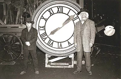 Back To The Future 3 Marty & Doc Clock Tower 1885 - 17  X 22  Movie Prop Print • $79.99