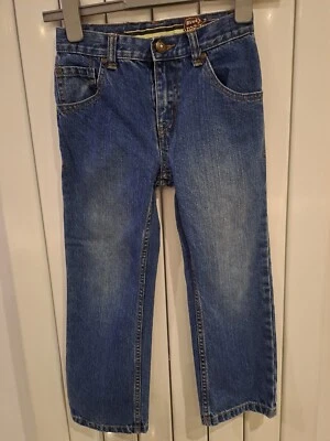 Debenhams *Blue Zoo* Boys Dark Blue Jeans Denim Age 6 • £2