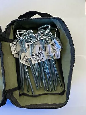 $32.95 • Buy SupaPeg Tent Peg Kit With Canvas Storage Bag