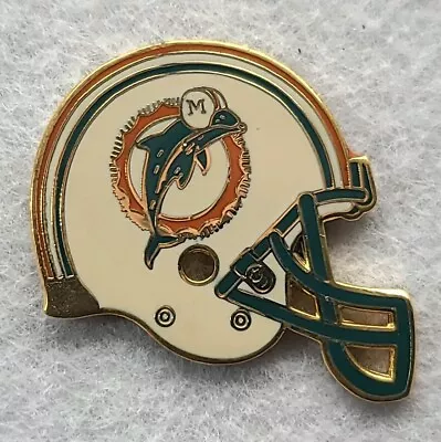 ⭐️ 1985 Vintage Miami Dolphins NFL Football Hat Lapel Enamel Pin - Peter David • $13.99