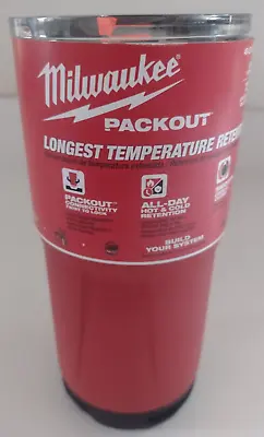 Milwaukee Packout 20 Oz Tumbler New NIP 7 1/2  Longest Temperature Retention • $20