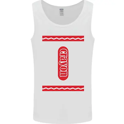 Crayon Fancy Dress Outfit Costume Funny Mens Vest Tank Top • £9.99