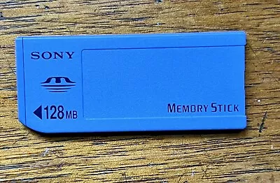 Genuine Sony 128MB Excellent Memory Stick Card MSA-128A NON-PRO NON-MagicGate • $28.88