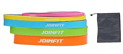 $12.99 • Buy SET Of 5 RESISTANCE BANDS Exercise Fitness Gym Fitness POWER