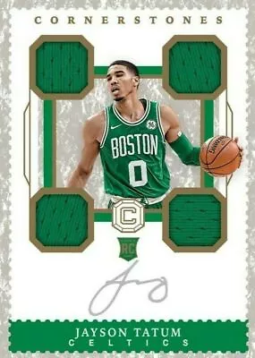 2017 Panini Cornerstone Rookie Patch Autograph Rare JAYSON TATUM RC Digital Card • £13.50