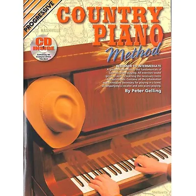 Electric Piano Digital Piano Country Piano Method Beginner Music Book & CD H8- • £13.57