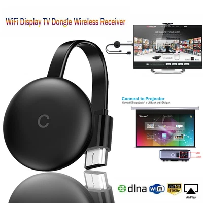 $41.48 • Buy 5G WiFi HDMI Wireless Display Receiver For Google Pusher Fire Stick Tv Remote