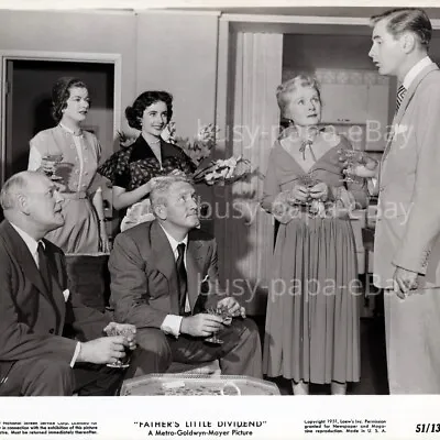 1951 Father's Little Dividend Elizabeth Taylor Spencer Tracy Bennett Photo #5 • $33.25