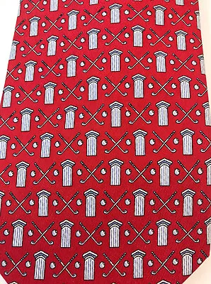 Vineyard Vines Golf 100% Silk Tie Custom Collection Country Club Of Farmington • $18.90