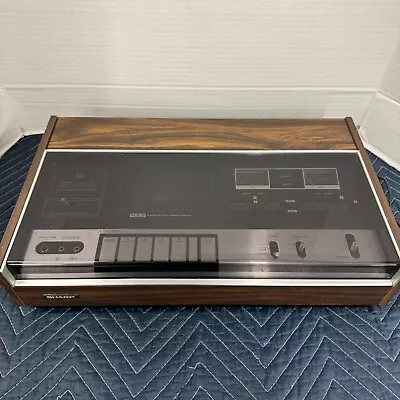 Sharp Rt-480u Vintage Stereo Cassette Deck - Serviced - Cleaned - Tested • $349.95