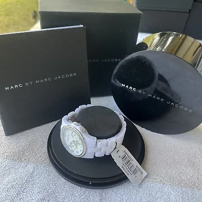 Marc By Marc Jacobs MBM4537 White Silver Watch NWT • $168.75