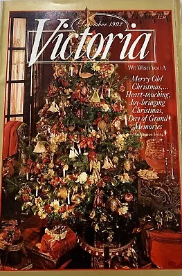 December 1992 VICTORIA Magazine Volume 6 No.12 VG Condition - Christmas • $16