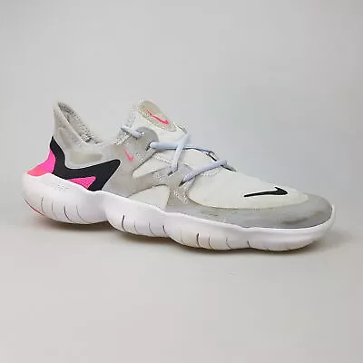 Women's NIKE 'Free RN 5.0' Sz 7.5 US Runners Shoes White | 3+ Extra 10% Off • $38.49