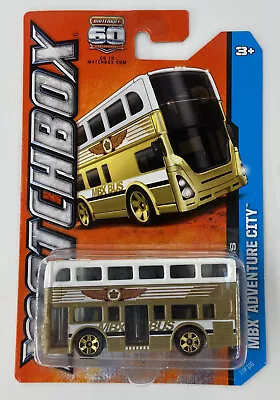 Matchbox 60th Anniversary MBX Adventure City Two Story Bus C4 • $3