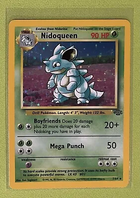 $3.63 • Buy Pokémon TCG Nidoqueen Jungle 14/64 Holo Unlimited MP