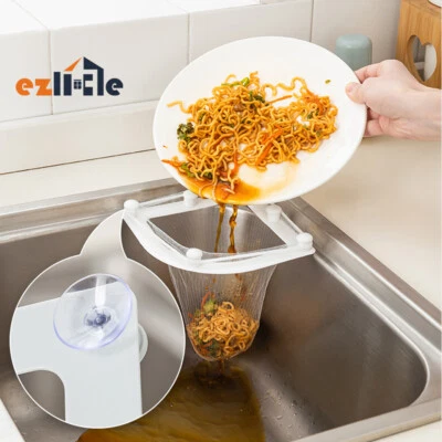 $10.99 • Buy Sink Rack Strainer Leftovers Kitchen Disposable Waste Bags Wash Filter Net Drain