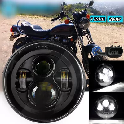 7'' Inch LED Headlight For Ducati Monster 1000 900 800 750 695 600 620 S4 S4R US • $28.35