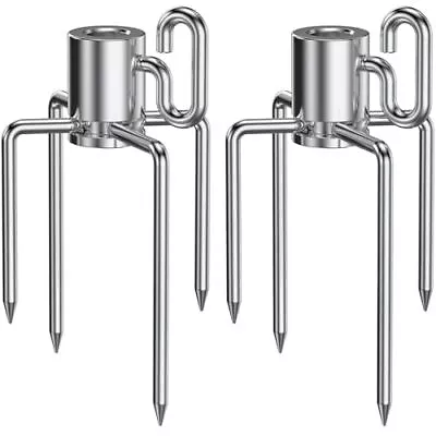 Onlyfire 6002 Rotisserie Meat Forks(1-Pair) For Grills-Fits 1/2-Inch Hexagon & • $22.89