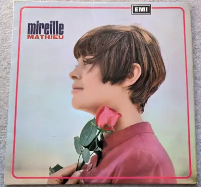 MIREILLE MATHIEU  LP Vinyl Record 1969 1st UK Issue POP Chanson France VGC • £9