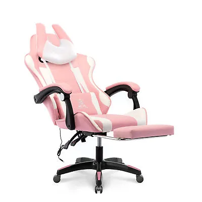 $137.40 • Buy ALFORDSON Gaming Office Chair Racing Executive Footrest PU Leather Computer Seat