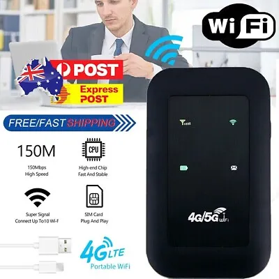 4G LTE Portable Mobile Broadband Wireless Router Hotspot SIM Unlocked WiFi Modem • $26.69