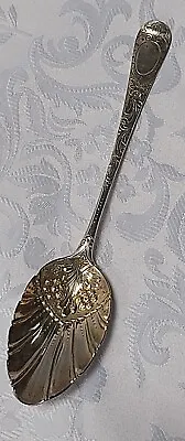 £59 • Buy Antique Silver 1794 Ornate  Fruit Berry Spoon By Peter & Anne Bateman 58g