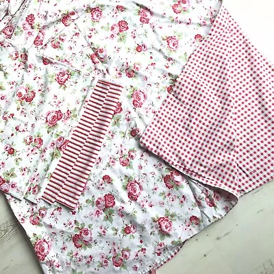 IKEA Cath Kidston King Size Duvet Cover + 4 Pillowcases Set Rosali Floral • £45