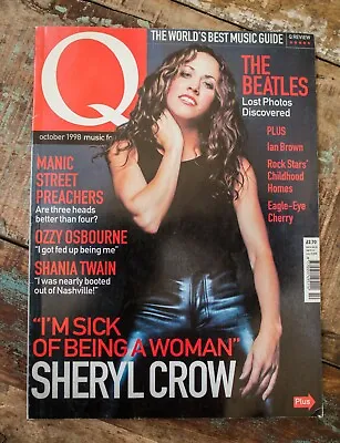 Vintage Q Magazine - Oct 1998 - Beatles Lost Photos/Sheryl Crow - Exc. Condition • $12