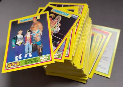 WWE WWF Gold Series Part 2 Trading Cards 1992 (yellow Borders) Merlin MULTI-BUY! • £0.99