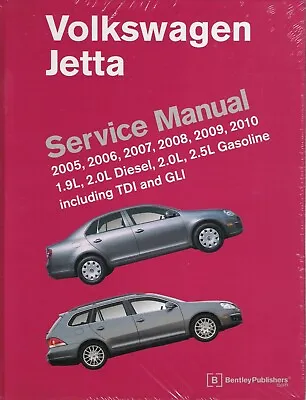 2005-2010 Volkswagen Jetta Repair Service Shop Manual (A5) Book VJ10 - BRAND NEW • $139.95