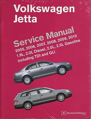 $139.95 • Buy 2005-2010 Volkswagen Jetta Repair Service Workshop Shop Manual (A5) Book VJ10