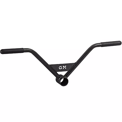 GM3 Straight Grip Landmine T-Bar Back Row Handle Home Olympic Barbell Attachment • £24.99