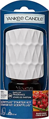 Yankee Candle ScentPlug Starter Kit Black Cherry Plug In Air Freshener Up To  • £11.75