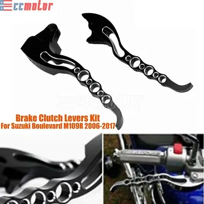 Motorcycle Brake Clutch Levers Kit For Suzuki Boulevard M109R 2006-2017 Black • $49.99