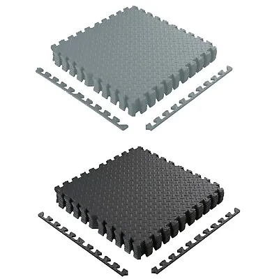 Extra Thick Gym Flooring Interlocking Floor Mats Eva Soft Foam Mat Yoga Tiles • £8.45