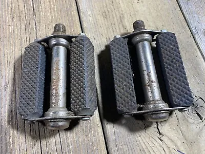 Antique Vintage Bike Bicycle Tricycle Pedals 1/2 Threads Rusted Germany • $31.99