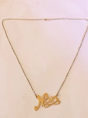 Unique Handmade Solid 9ct Gold Nan Belcher Chain Necklace Hallmarked 4.3g 20inch • £125
