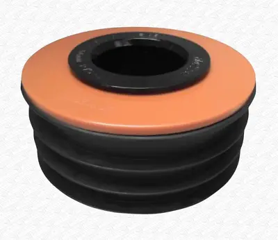 Waste To Soil Adapter Cap Pipe Reducer 110mm To 40mm 43mm 1 1/2  Glued Reducer • £17.39